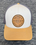 Howie's Patch Hat - Beige/Charcoal/Gold